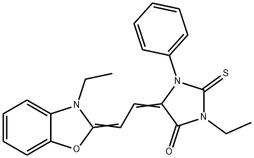 3-ethyl-5-[(3-ethylbenzoxazol-2(3H)-ylidene)ethylidene]-1-phenyl-2-thioxoimidazolidin-4-one
