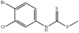 4-Bromo-3-chlorophenylcarbamodithioic acid methyl ester