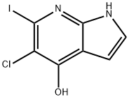 5-Chloro-4-hydroxy-6-iodo-7-azaindole