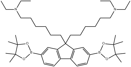 9H-Fluorene-9,9-dihexanamine, N,N,N',N'-tetraethyl-2,7-bis(4,4,5,5-tetramethyl-1,3,2-dioxaborolan-2-yl)-