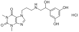 7-[3-[[2-(3,5-dihydroxyphenyl)-2-hydroxyethyl]amino]propyl]-3,7-dihydro-1,3-dimethyl-1H-purine-2,6-dione monohydrochloride