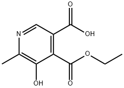3,4-Pyridinedicarboxylic  acid,  5-hydroxy-6-methyl-,  4-ethyl  ester