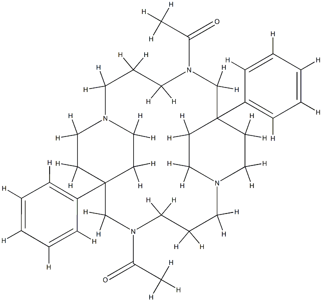 5,14-Diacetyl-7,16-diphenyl-1,5,10,14-tetraazatricyclo[14.2.2.27,10]docosane