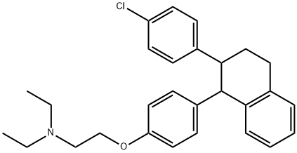 Triethylamine, 2-(p-(1,2,3,4-tetrahydro-2-(p-chlorophenyl)naphthyl)phe noxy)-