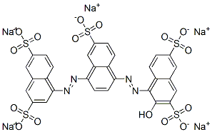 pentasodium 4-[[4-[(3,6-disulphonato-1-naphthyl)azo]-6-sulphonato-1-naphthyl]azo]-3-hydroxynaphthalene-2,7-disulphonate