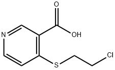 4-(2-Chloroethylthio)nicotinic acid