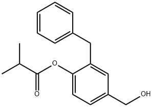 2-苄基-4-(羟甲基)苯基异丁酸酯