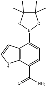 1H-Indole-7-carboxaMide, 4-(4,4,5,5-tetraMethyl-1,3,2-dioxaborolan-2-yl)-