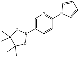 2-(1H-吡咯-1-基)-5-(4,4,5,5-四甲基-1,3,2-二氧杂环戊硼烷-2-基)吡啶