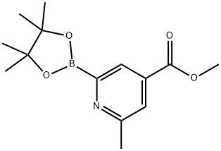 4-(METHOXYCARBONYL)-6-METHYLPYRIDINE-2-BORONIC ACID PINACOL ESTER