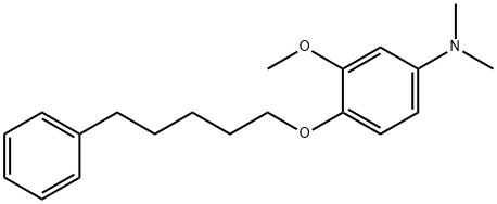 3-methoxy-N,N-dimethyl-4-(5-phenylpentoxy)aniline