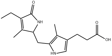 5-[(4-Ethyl-2,5-dihydro-3-methyl-5-oxo-1H-pyrrol-2-yl)methyl]-4-methyl-1H-pyrrole-3-propanoic acid
