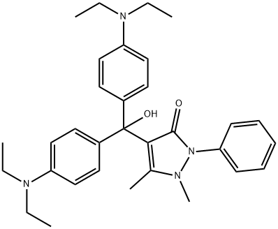 4-[Bis[4-(diethylamino)phenyl]hydroxymethyl]-1,2-dihydro-1,5-dimethyl-2-phenyl-3H-pyrazol-3-one