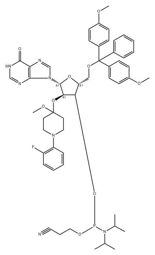 N-blocked-5'-O-DMT-2-O-Fpmp CED inosine phosphoramidite