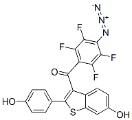 3-(4-azido-2,3,5,6-tetrafluorobenzoyl)-6-hydroxy-2-(4-hydroxyphenyl)benzo(b)thiophene