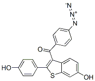 3-(4-azidobenzoyl)-6-hydroxy-2-(4-hydroxyphenyl)benzo(b)thiophene
