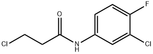 3-氯-N-(3-氯-4-氟-苯基)丙酰胺