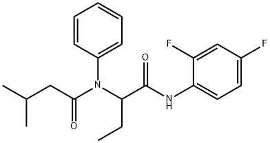 Butanamide, N-[1-[[(2,4-difluorophenyl)amino]carbonyl]propyl]-3-methyl-N-phenyl- (9CI)