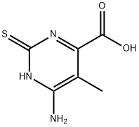 6-amino-2-mercapto-5-methylpyrimidine-4-carboxylic acid