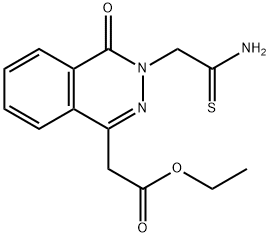 2-(3-(2-氨基-2-硫代乙基)-4-氧代-3,4-二氢酞嗪-1-基)乙酸乙酯