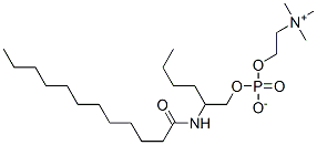 2-dodecanoylamino-1-hexanolphosphocholine