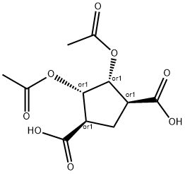 4,5-diacetyloxycyclopentane-1,3-dicarboxylic acid