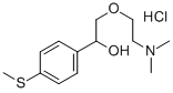 alpha-((2-(Dimethylamino)ethoxy)methyl)-4-(methylthio)benzenemethanol  hydrochloride