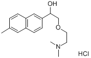 alpha-((2-(Dimethylamino)ethoxy)methyl)-6-methyl-2-naphthalenemethanol  hydrochloride