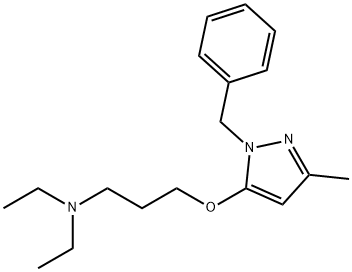 3-[(1-Benzyl-3-methyl-1H-pyrazol-5-yl)oxy]-N,N-diethylpropan-1-amine
