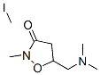 2-methyl-5-((dimethylamino)methyl)-3-oxoisoxazolidine methiodide