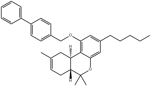 (6aR)-1-(4-Biphenylylmethoxy)-6aβ,7,10,10aα-tetrahydro-6,6,9-trimethyl-3-pentyl-6H-dibenzo[b,d]pyran