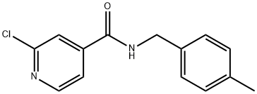 2-氯-N-(4-甲基苄基)吡啶-4-甲酰胺