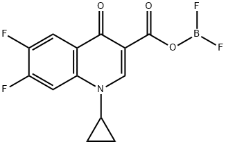4(1H)-Quinolinone, 1-cyclopropyl-3-[[(difluoroboryl)oxy]carbonyl]-6,7-difluoro- (9CI)