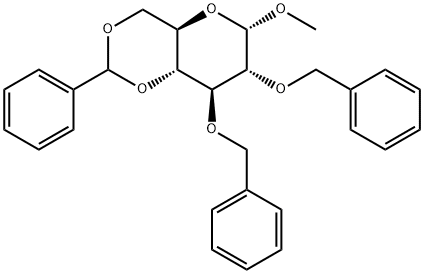 甲基 2,3-二-O-(苯基甲基)-4,6-O-(苯基亚甲基)-ALPHA-D-吡喃葡萄糖苷
