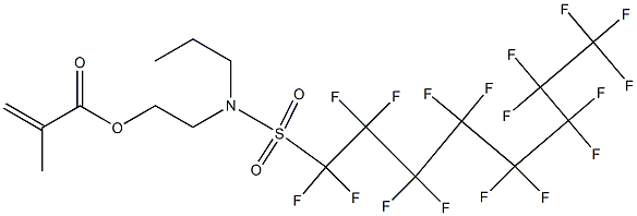 2-[[(heptadecafluorooctyl)sulphonyl]propylamino]ethyl methacrylate