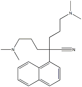 α,α-Bis[3-(dimethylamino)propyl]-1-naphthaleneacetonitrile