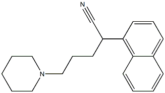 α-(3-Piperidinopropyl)-1-naphthaleneacetonitrile