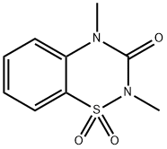 2,4-Dimethyl-2H-1,2,4-benzothiadiazin-3(4H)-on-1,1-dioxide
