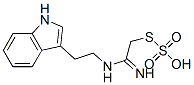 Thiosulfuric acid hydrogen S-[2-imino-2-[[2-(1H-indol-3-yl)ethyl]amino]ethyl] ester