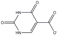 5-Pyrimidinecarboxylic acid, 1,2,3,4-tetrahydro-2,4-dioxo-, ion(1-) (9CI)