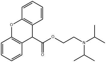 2-[(diisopropyl)amino]ethyl 9H-xanthene-9-carboxylate