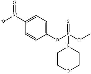 Morpholinophosphonothioic acid O-methyl O-(p-nitrophenyl) ester