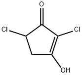 2-Cyclopenten-1-one,  2,5-dichloro-3-hydroxy-