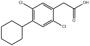 2,5-Dichloro-4-cyclohexylphenylacetic acid