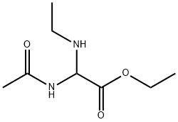Acetic  acid,  (acetylamino)(ethylamino)-,  ethyl  ester  (9CI)