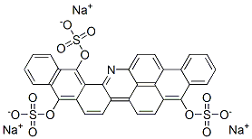 蒽并[2,1,9-MNA]萘并[2,3-H]吖啶-5,10,15-三醇三(硫酸氢)酯三钠盐
