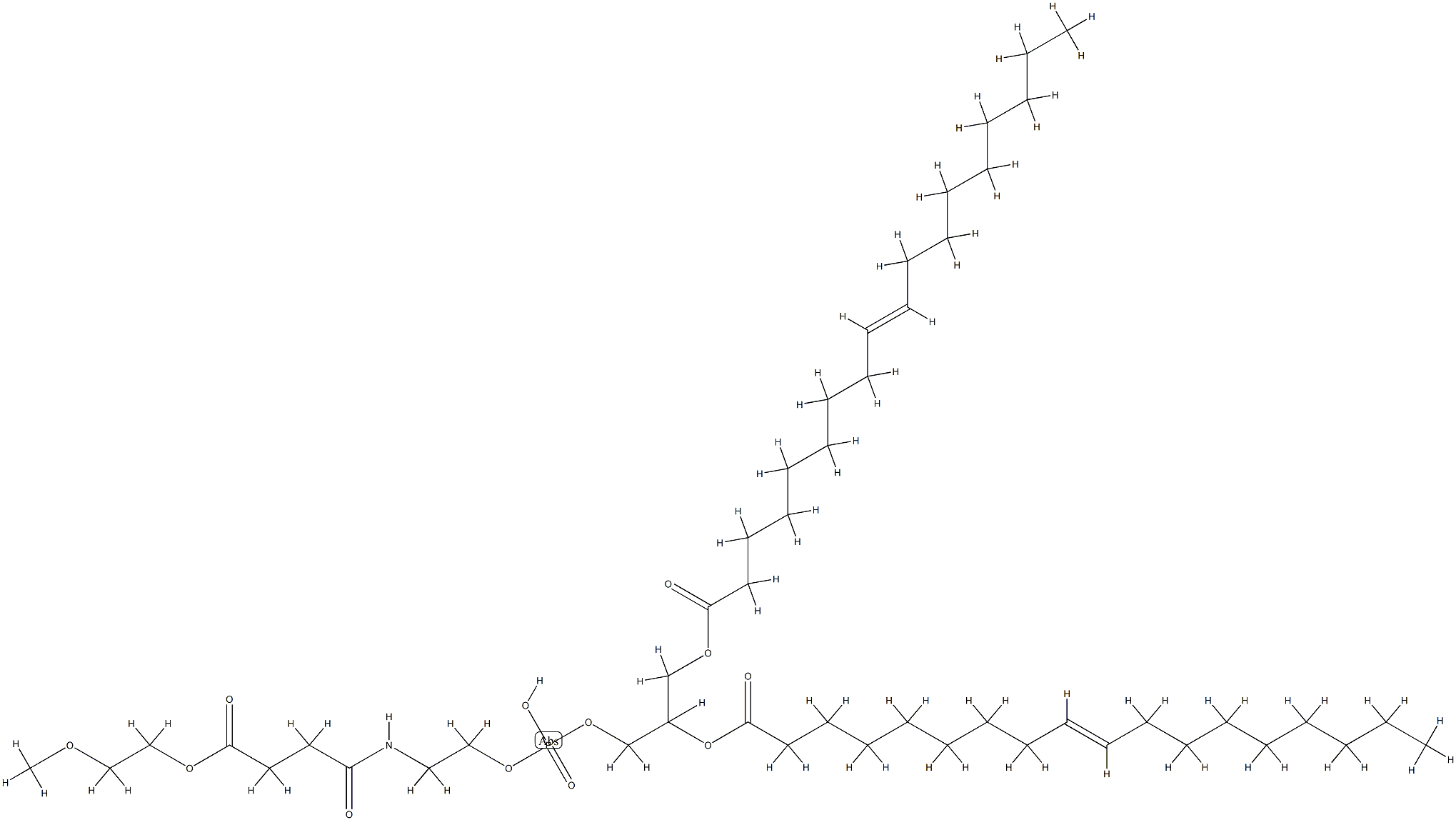 dioleoyl-N-(monomethoxypolyethylene glycol succinyl)phosphatidylethanolamine