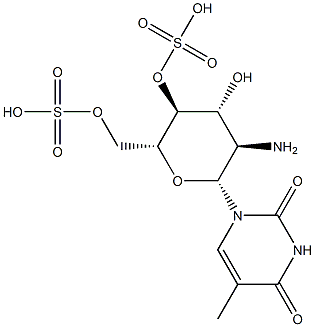 1-thyminylglucosamine-4,6-disulfate