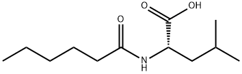 Leucine,  N-(1-oxohexyl)-