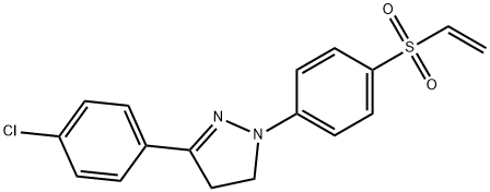 3-(4-氯苯基)-4,5-二氢-1-[4-(乙烯基磺酰基)苯基]-1H-吡唑